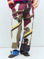 Walter Van Beirendonck Printed Pants In Multicolour