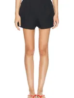 Wardrobe.nyc Beach Short In Black