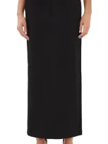 Wardrobe.nyc Wardrobe. Nyc Drill Column Skirt Black