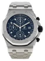 Watchfinder & Co. Audemars Piguet  Royal Oak Offshore Chronograph Bracelet Watch, 42mm In Blue/silver