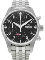 Watchfinder & Co. Iwc  Pilots Bracelet Chronograph Watch, 41mm In Metallic