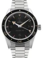 Watchfinder & Co. Omega  Seamaster 300 Bracelet Watch, 41mm In Black/silver