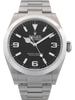 Watchfinder & Co. Rolex  Explorer Bracelet Watch, 40mm In Metallic