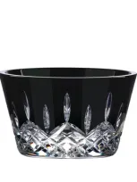 Waterford Lismore Black Crystal Bowl In Yellow