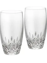 Waterford Set Of 2 Lismore Essence Highball Glasses In Purple