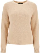 Weekend Max Mara Maglione Ghiacci Beige In Blue Beige