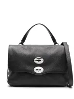 Zanellato Postina Daily Small Leather Handbag In Black