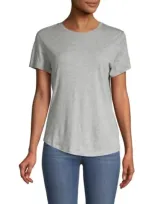 Vince Women's Pima Cotton Blend Tee In Grey