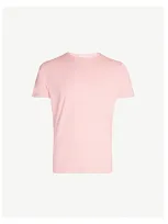 Sunspel Classic Cotton-jersey T-shirt In Watermelon