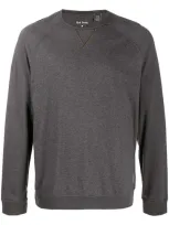 Paul Smith Crew Neck Long-sleeved Sweatshirt In Grey