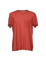 Massimo Alba T-shirt In Brick Red