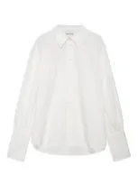 Anine Bing White Maxine Shirt