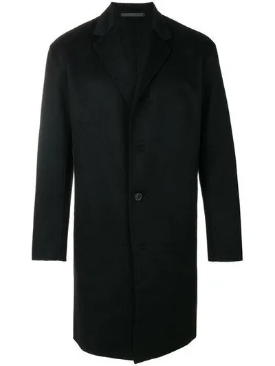 Theory Double-faced Cashmere Coat In Black