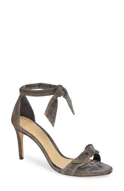 Alexandre Birman Clarita Ankle Strap Sandal In Silver