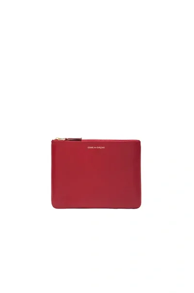 Comme Des Garçons Classic Pouch In Red