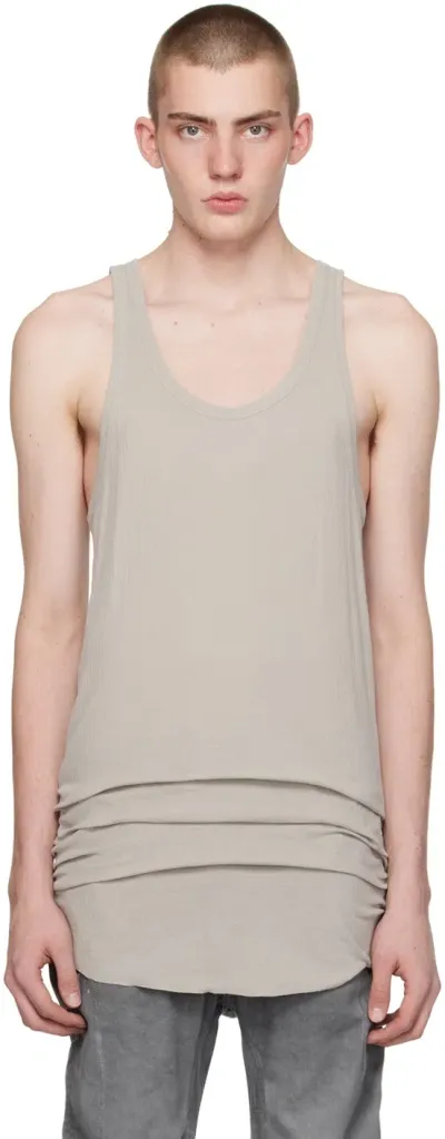 11 By Boris Bidjan Saberi Gray T1b Tank Top In Light Grey