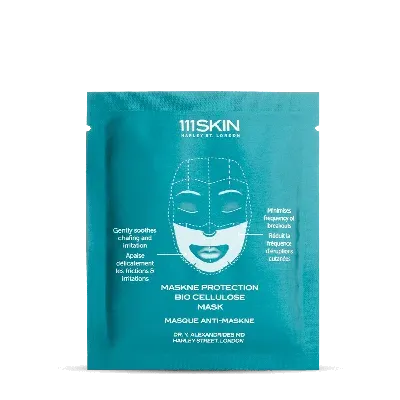 111skin Maskne Protection Bio Cellulose Mask 5 Masks 5 Masks In White