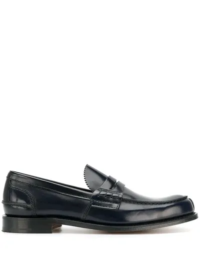 Church's Tunbridge Loafers In Blue