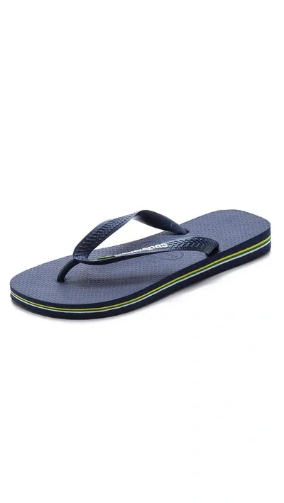 Havaianas Brasil Flip Flops Navy Blue