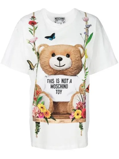 Moschino Printed T-shirt In White