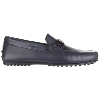 Tod's City Loafers In Blue