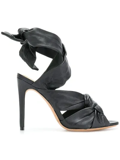 Alexandre Birman Maleah Sandals In Black