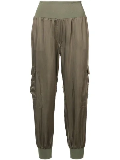 Cinq À Sept Tous Les Jour Giles Joggers In Olive