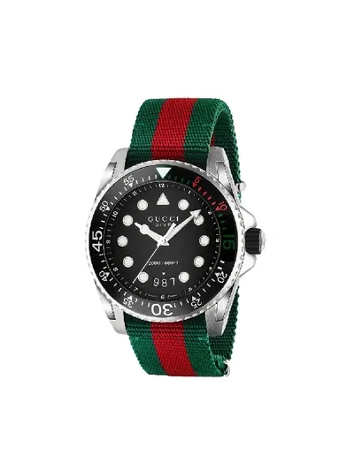 Gucci Dive 45mm In Black