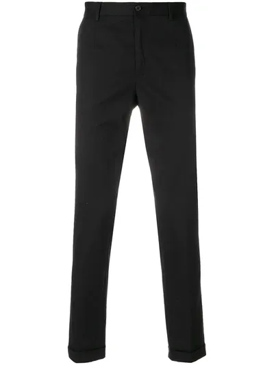 Dolce & Gabbana Classic Chinos In Black