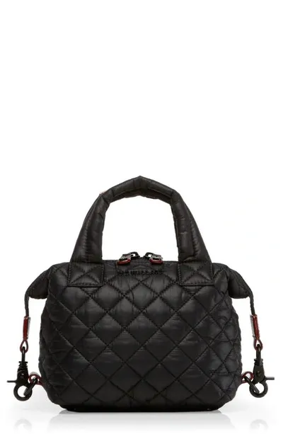 Mz Wallace Micro Sutton Tote In Black