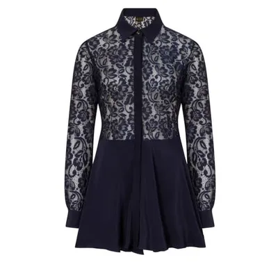 Sophie Cameron Davies Midnight Blue Lace Dress