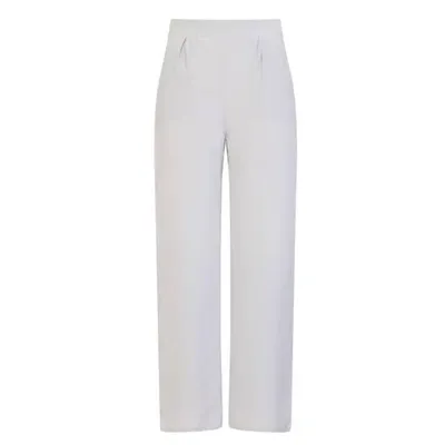 Sophie Cameron Davies Silver Wide Legged Silk Trouser