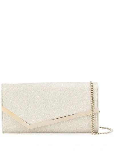 Jimmy Choo Emmie Clutch In Metallic