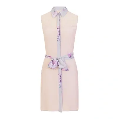 Sophie Cameron Davies Classic Silk Dress Soft Peach