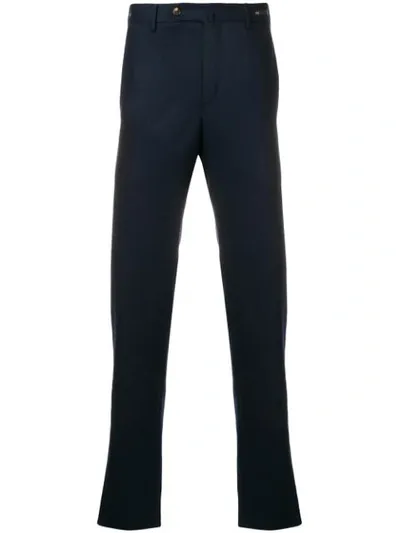 Pt01 Pleated Tailored Trousers In Grey