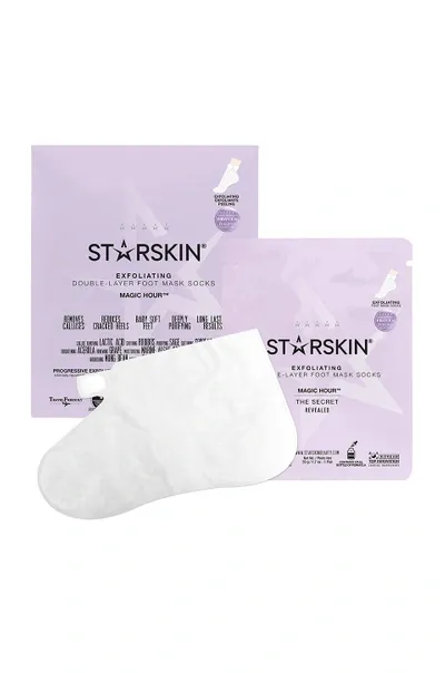 Starskin Magic Hour Foot Mask Socks In N,a