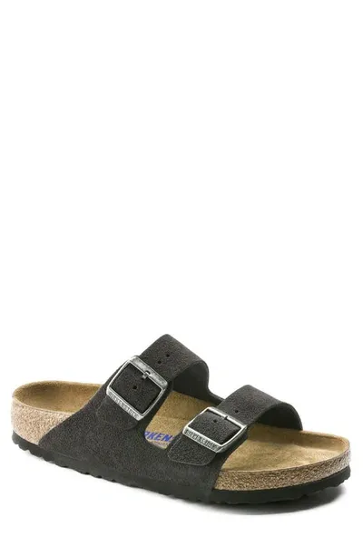 Birkenstock Suede Soft Footbed Arizona Sandals In Multi