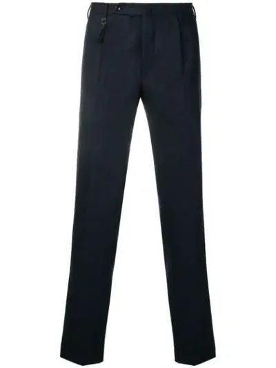 Incotex Slim Fit Pants Side Pockets In Blue