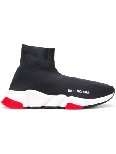 Balenciaga Speed Sneakers In Black