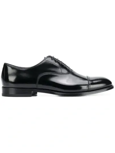 Doucal's Classic Oxford Shoes In Black