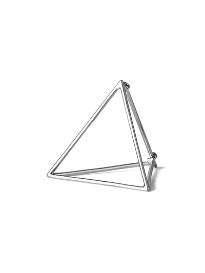 Shihara Triangle Earring 30 In Metallic