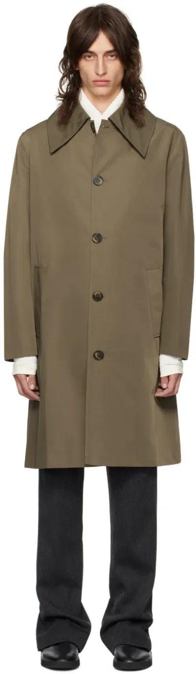 16arlington Torrance Single-breasted Trench Coat In Brown