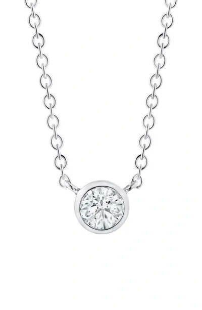 Kwiat Diamond Circle Pendant Necklace In White Gold