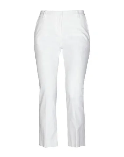 True Royal Casual Pants In White