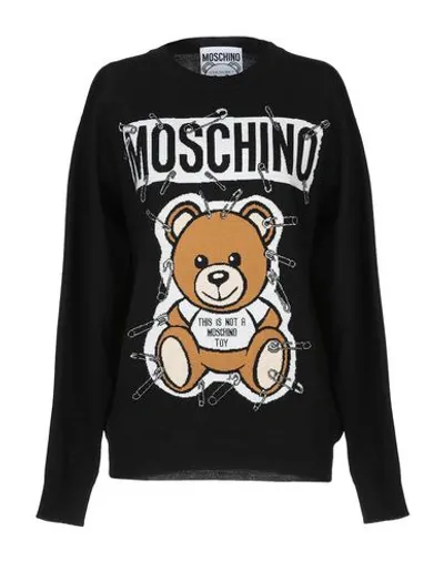 Moschino Sweater In Black