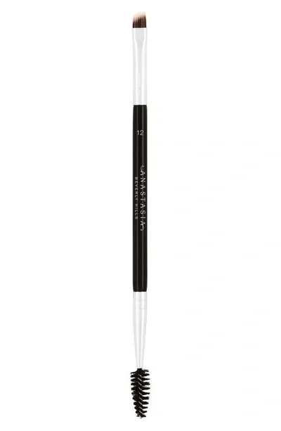 Anastasia Beverly Hills Dual-ended Firm Angled Eyebrow Brush #12