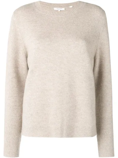 Chinti & Parker Crew-neck Cashmere Sweater In Neutrals