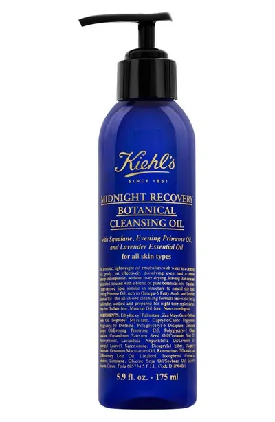 Kiehl's Since 1851 Midnight Recovery Botanical Cleansing Oil 175ml In White