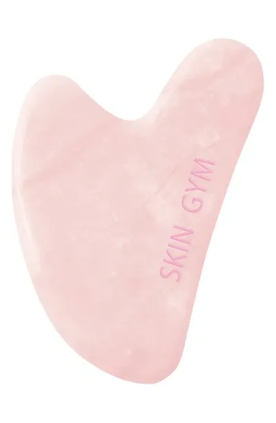 Skin Gym Rose Quartz Crystal Sculpty Heart Gua Sha Facial Tool