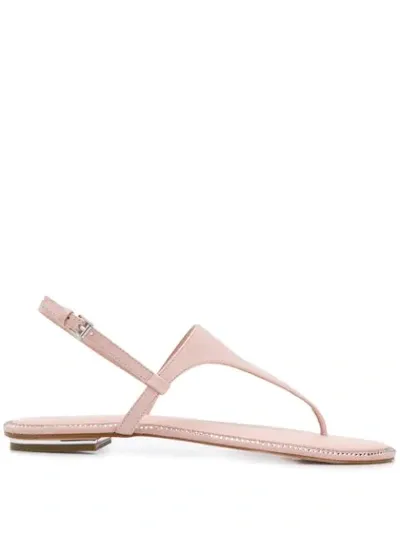 Michael Michael Kors Michael Kors Soft Pink Enid Thong Sandal